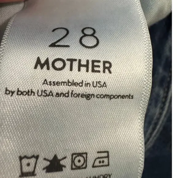 Mother Jeans The Saint Dark Wash 28 Revolve USA - Picture 6 of 8